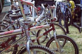 Old sckool bikes on display